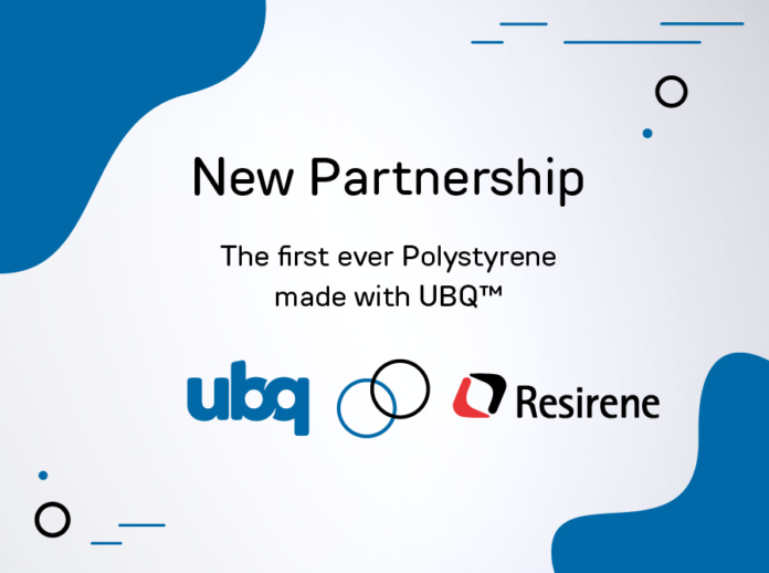 UBQ Materials partners with Resirene