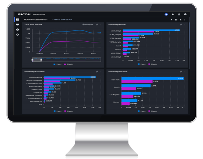 Print Service Providers to Benefit From Enhanced Data Analytics With Ricoh Supervisor and Ricoh Processdirector Integration