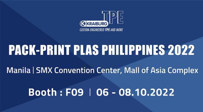 Kraiburg Tpe Brings Quality Food Grade Material Solutions for Consumer and Medical & Healthcare Packaging Applications at Pack-print Plas Philippines 2022