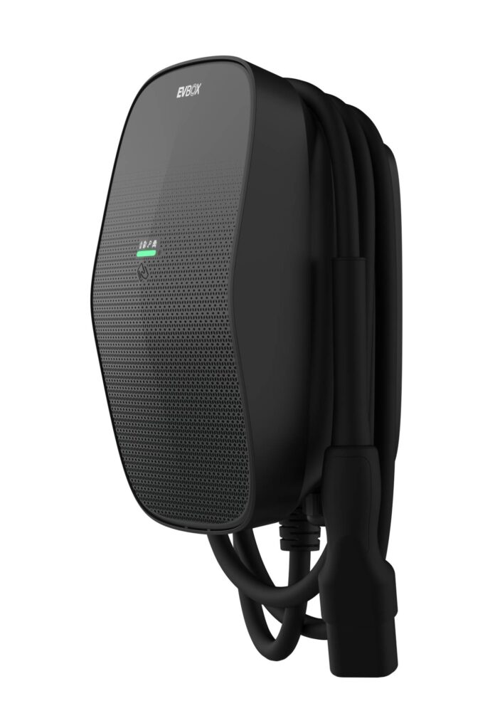 EVBox's new Livo wallbox is the first product of its kind in the world to be made with more sustainable Makrolon® RE polycarbonate from Covestro.