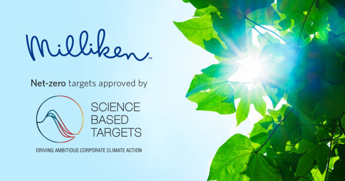 Milliken & Company Commits to Net-Zero Future.