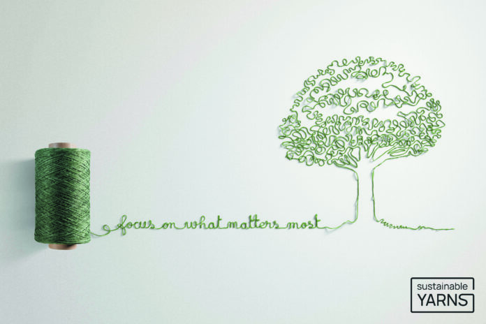 B.I.G. Yarns launches Sustainable Yarns at Clerkenwell Design Week.