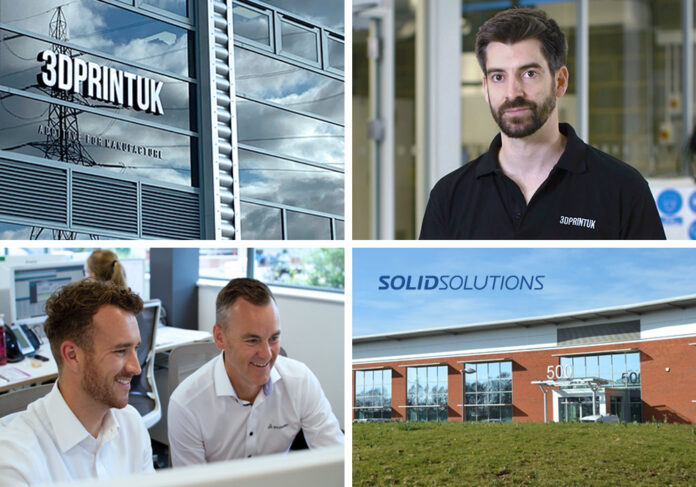Acquisition of 3DPRINTUK by Solid Solutions Expands Service Offering for Clients