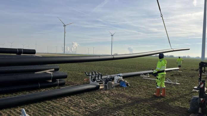 To counter the effects of climate change, a new irrigation system for optimised water resource management has recently been laid in Bedburg-Pütz.
