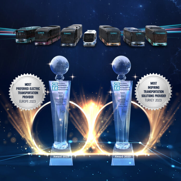 Karsan's Success in Electric Public Transportation Continues to Be Crowned with Global Awards!